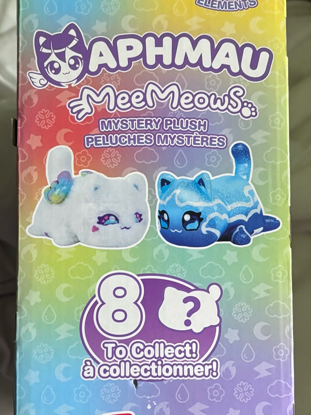 Aphmau MeeMeows ‘Elementals’ Display Case  - Rainbow Packaging